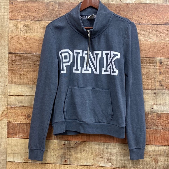 PINK Victoria's Secret Tops - Victoria’s Secret PINK LOGO Hoodie